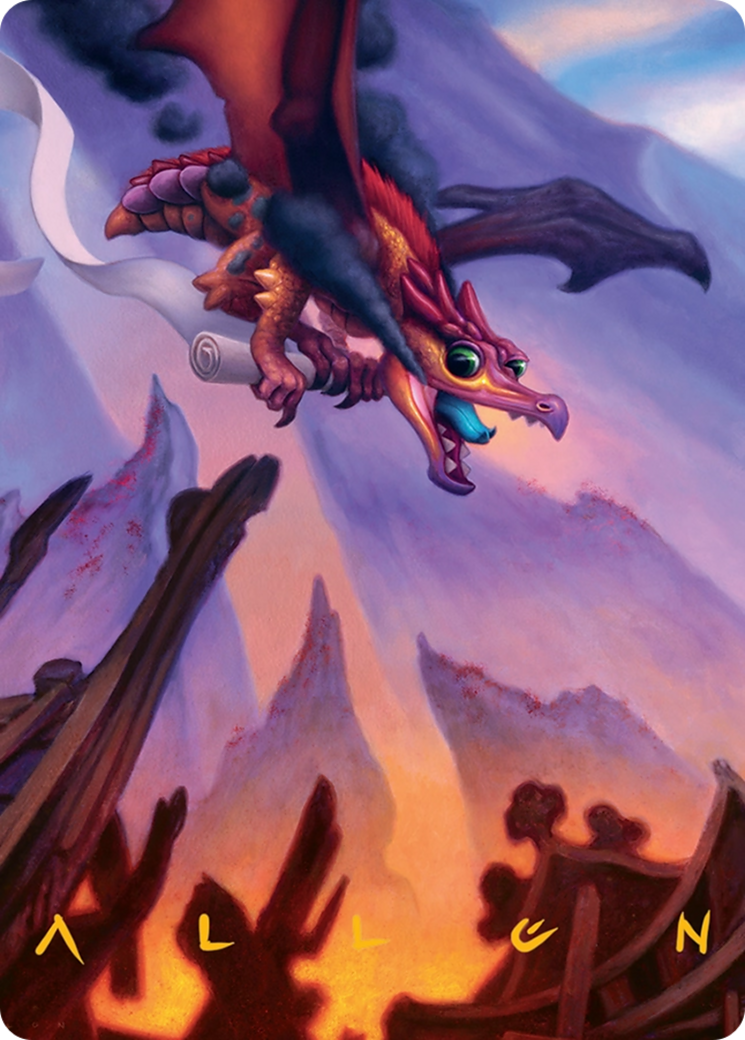 Scavenger Regent Art Card (45/54) [Tarkir: Dragonstorm Art Series] | RetroPlay Games