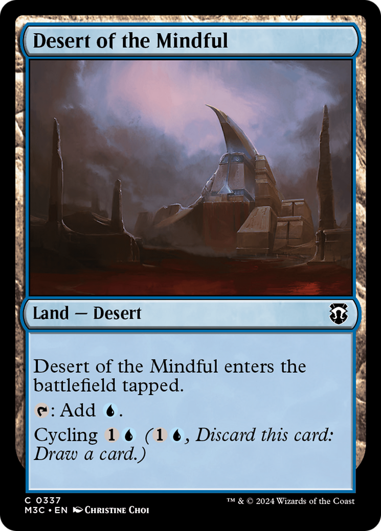 Desert of the Mindful (Ripple Foil) [Modern Horizons 3 Commander] | RetroPlay Games