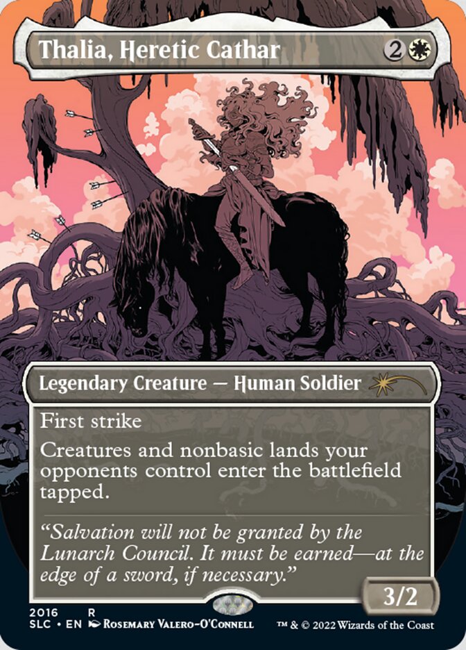 Thalia, Heretic Cathar (Borderless) [Secret Lair Countdown Kit] | RetroPlay Games