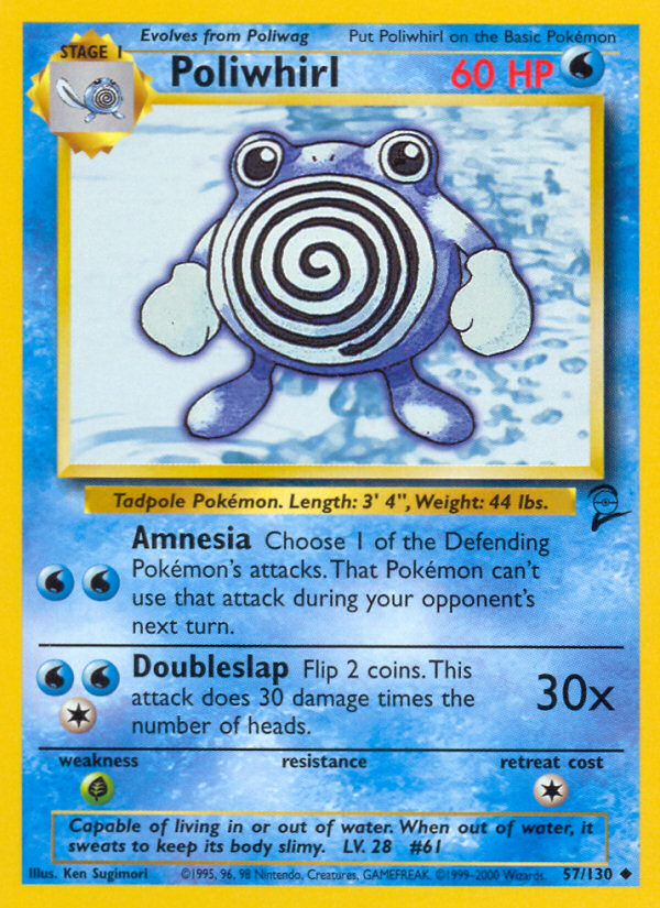 Poliwhirl (57/130) [Base Set 2] | RetroPlay Games