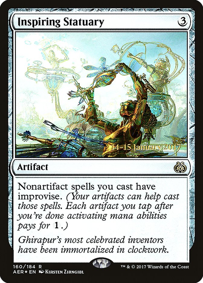 Inspiring Statuary [Aether Revolt Prerelease Promos] | RetroPlay Games