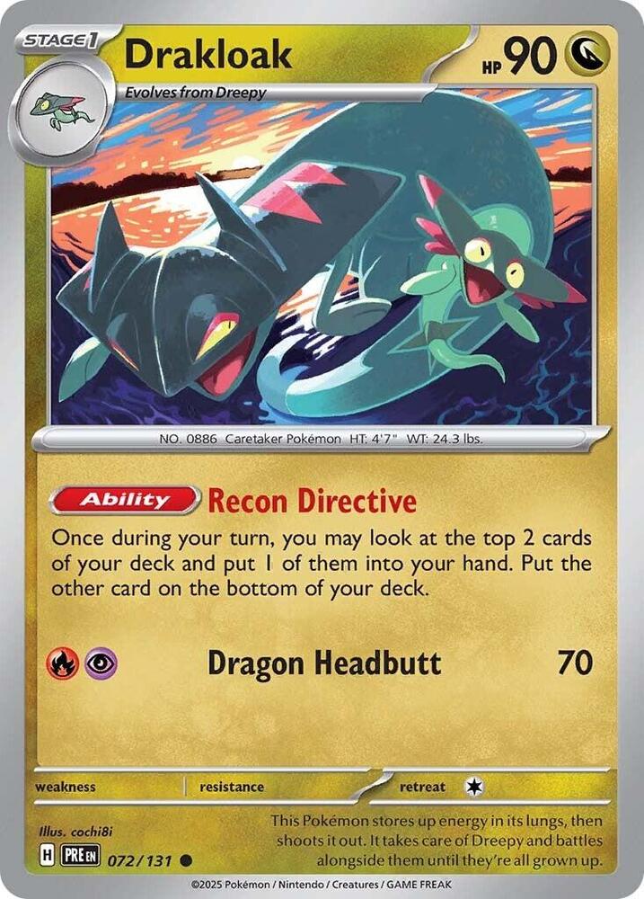 Drakloak (072/131) [Scarlet & Violet: Prismatic Evolutions] | RetroPlay Games