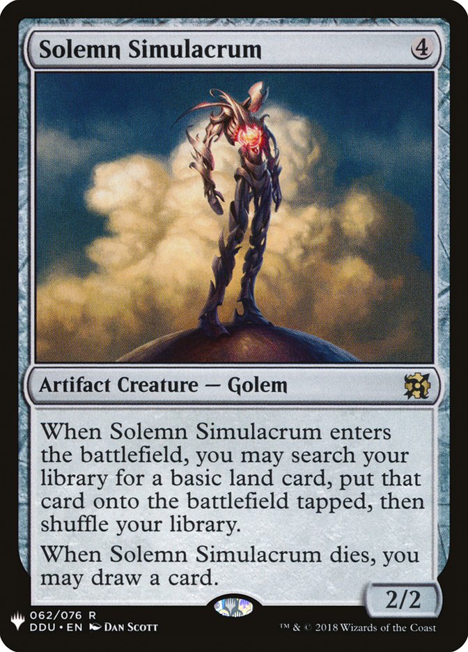 Solemn Simulacrum [Mystery Booster] | RetroPlay Games