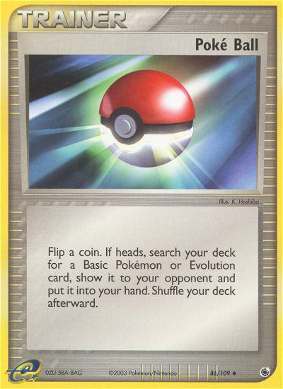 Poke Ball (86/109) [EX: Ruby & Sapphire] | RetroPlay Games