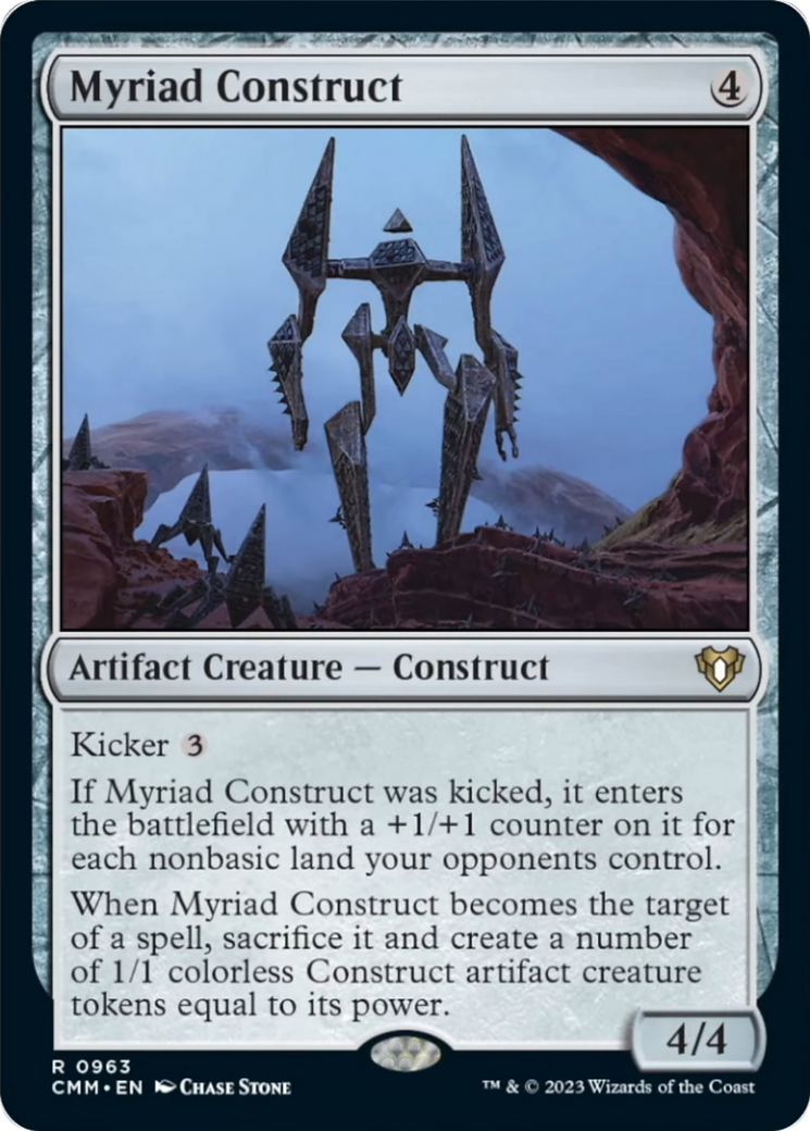 Myriad Construct [Commander Masters] | RetroPlay Games