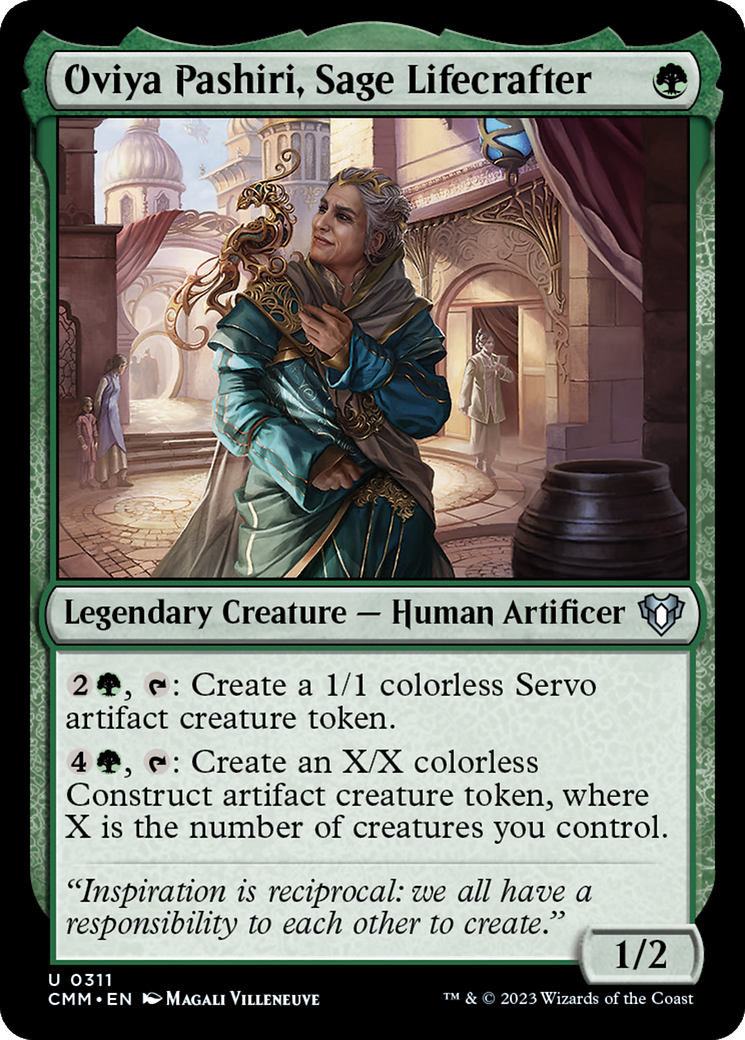 Oviya Pashiri, Sage Lifecrafter [Commander Masters] | RetroPlay Games