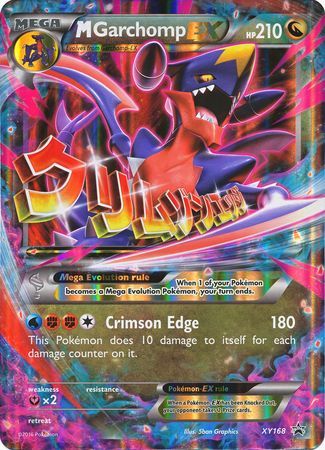 M Garchomp EX (XY168) (Jumbo Card) [XY: Black Star Promos] | RetroPlay Games