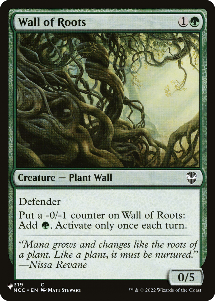 Wall of Roots [The List Reprints] | RetroPlay Games