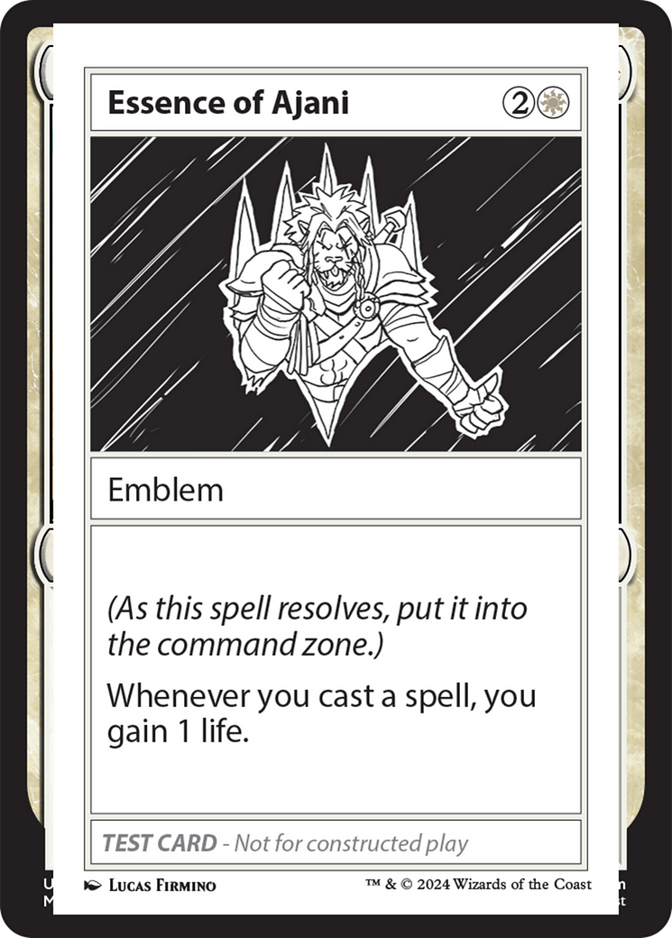 Essence of Ajani [Mystery Booster 2 Playtest Cards] | RetroPlay Games