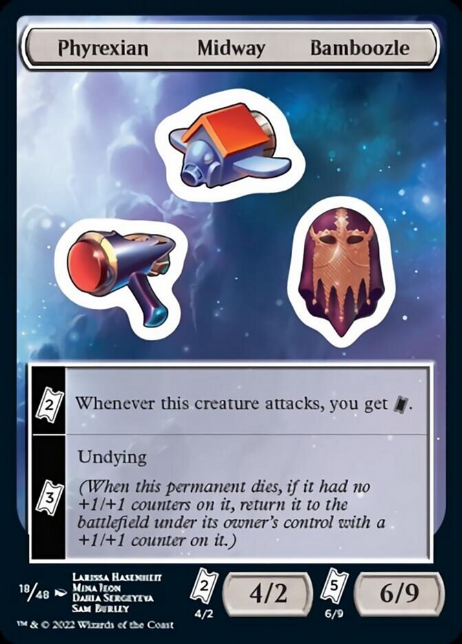 Phyrexian Midway Bamboozle [Unfinity Stickers] | RetroPlay Games