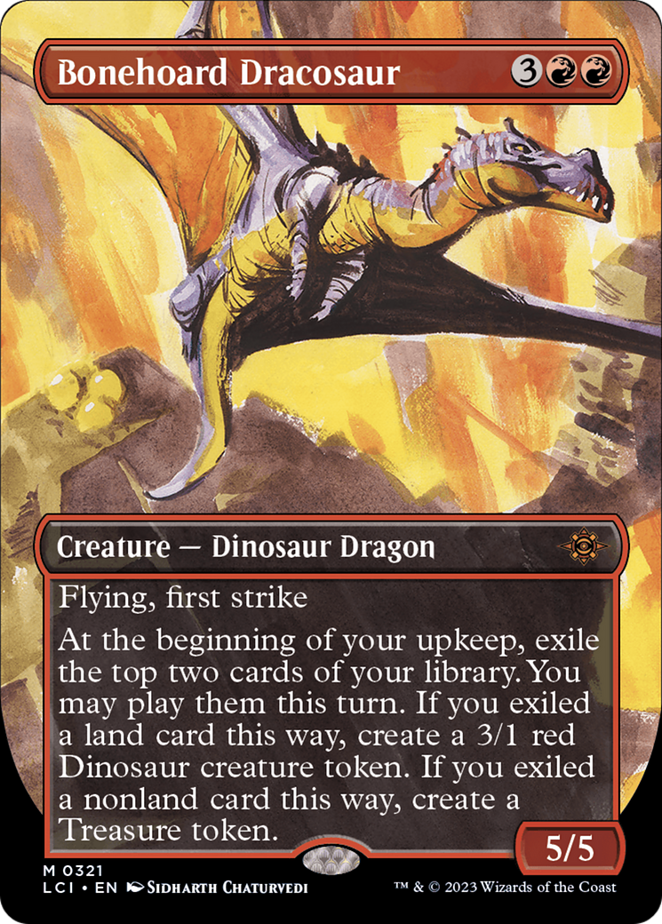 Bonehoard Dracosaur (Borderless) [The Lost Caverns of Ixalan] | RetroPlay Games