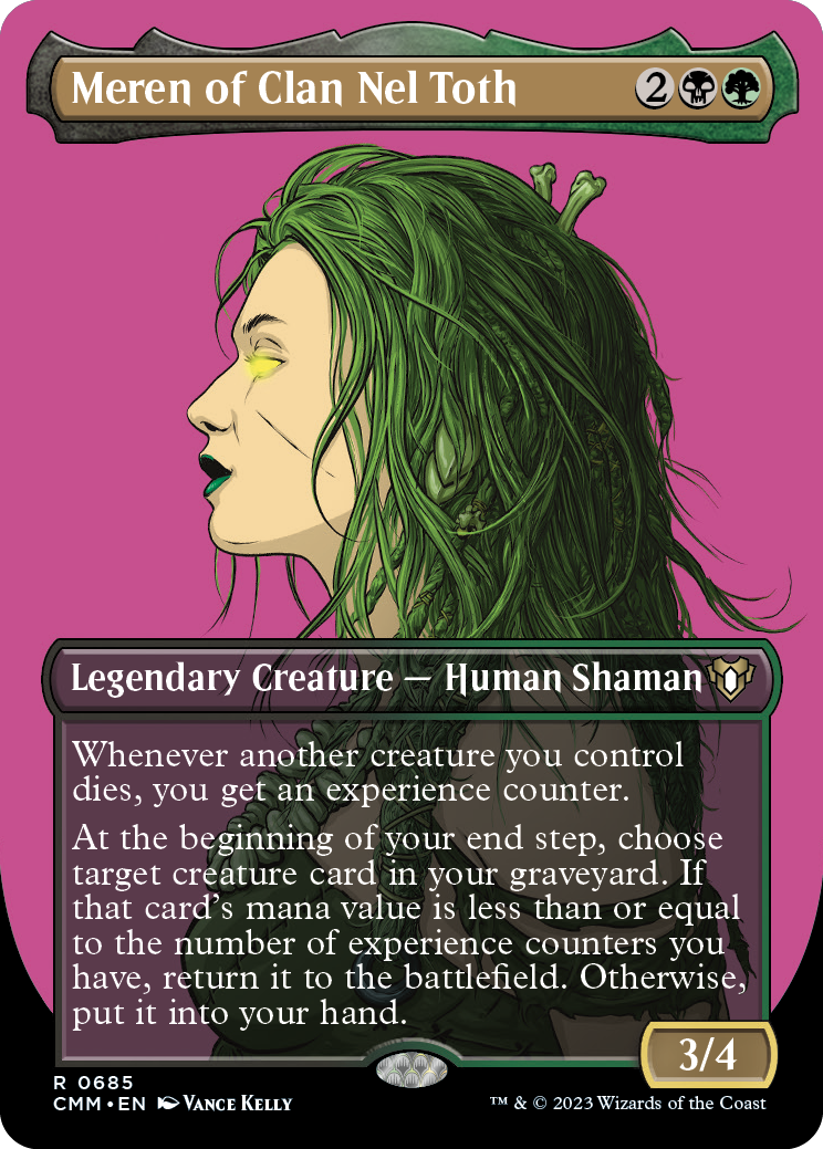 Meren of Clan Nel Toth (Borderless Profile) [Commander Masters] | RetroPlay Games