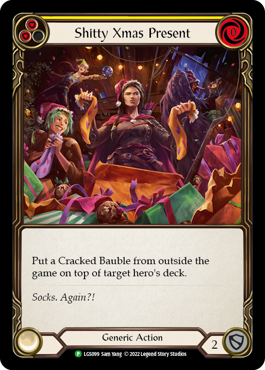 Shitty Xmas Present [LGS099] (Promo)  Rainbow Foil | RetroPlay Games