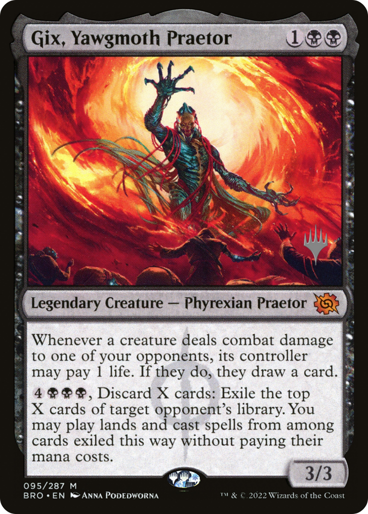 Gix, Yawgmoth Praetor (Promo Pack) [The Brothers' War Promos] | RetroPlay Games