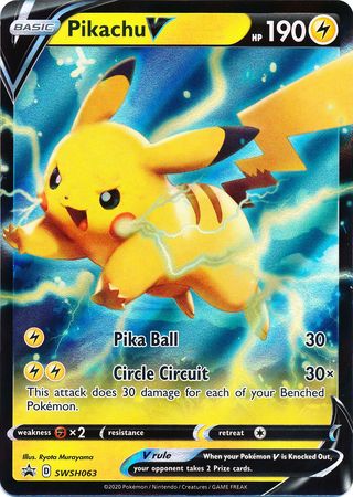 Pikachu V (SWSH063) [Sword & Shield: Black Star Promos] | RetroPlay Games