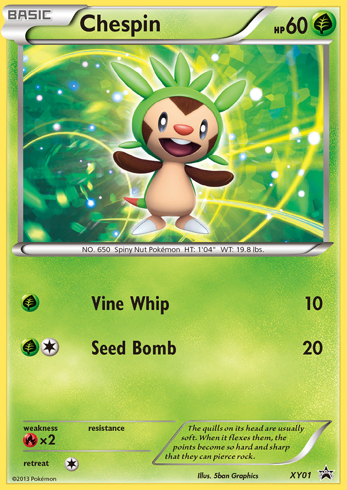 Chespin (XY01) [XY: Black Star Promos] | RetroPlay Games