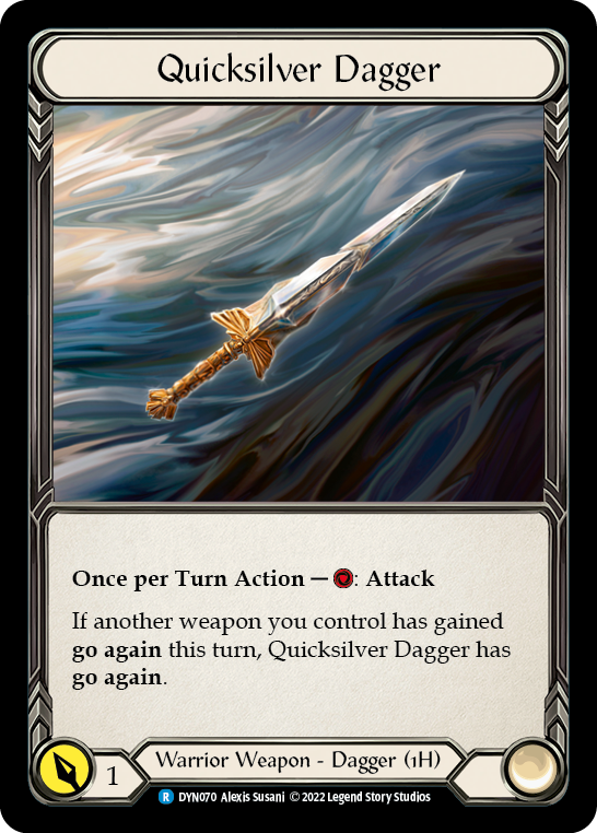 Quicksilver Dagger [DYN070] (Dynasty)  Rainbow Foil | RetroPlay Games