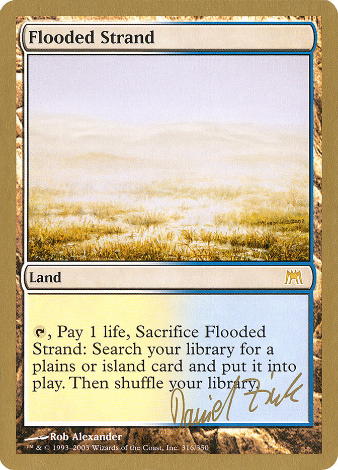 Flooded Strand (Daniel Zink) [World Championship Decks 2003] | RetroPlay Games