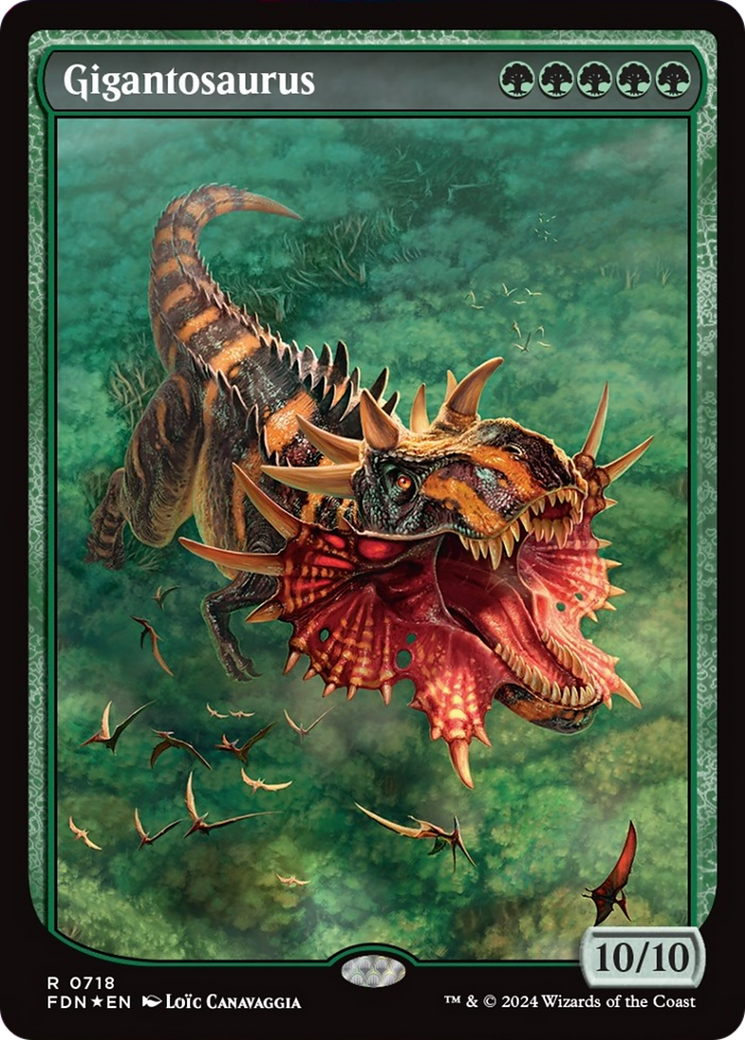 Gigantosaurus (Full Art) [Foundations] | RetroPlay Games