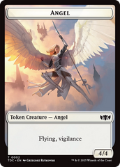 Angel // Spirit Double-Sided Token [Tarkir: Dragonstorm Commander Tokens] | RetroPlay Games