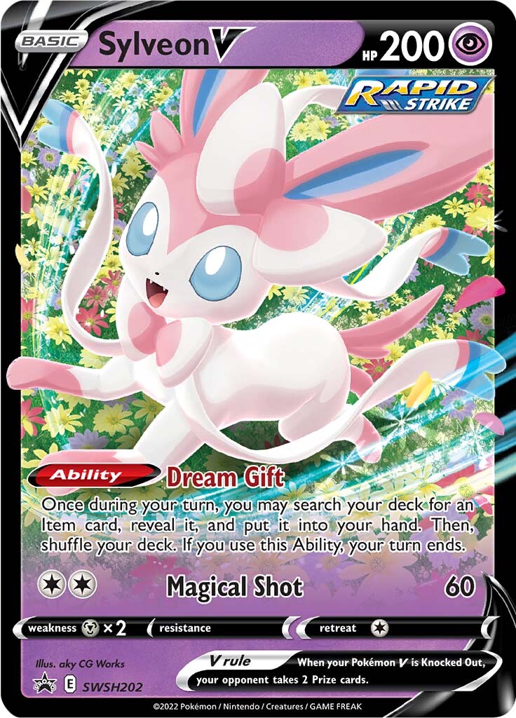 Sylveon V (SWSH202) [Sword & Shield: Black Star Promos] | RetroPlay Games