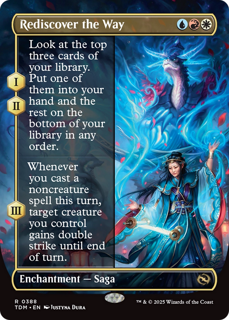Rediscover the Way (Borderless) [Tarkir: Dragonstorm] | RetroPlay Games