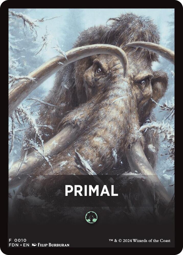 Primal Theme Card [Foundations Tokens] | RetroPlay Games