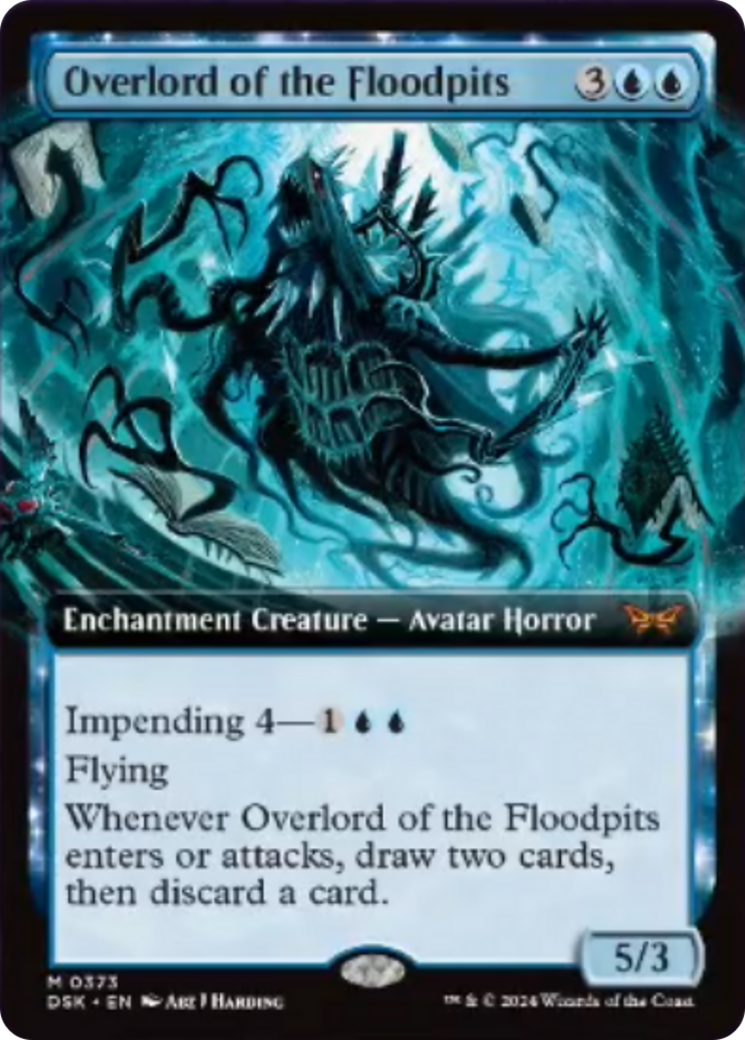 Overlord of the Floodpits (Extended Art) [Duskmourn: House of Horror] | RetroPlay Games