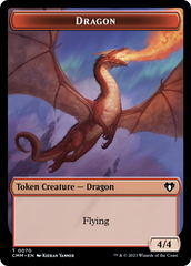 Dragon // Kor Ally Double-Sided Token [Commander Masters Tokens] | RetroPlay Games