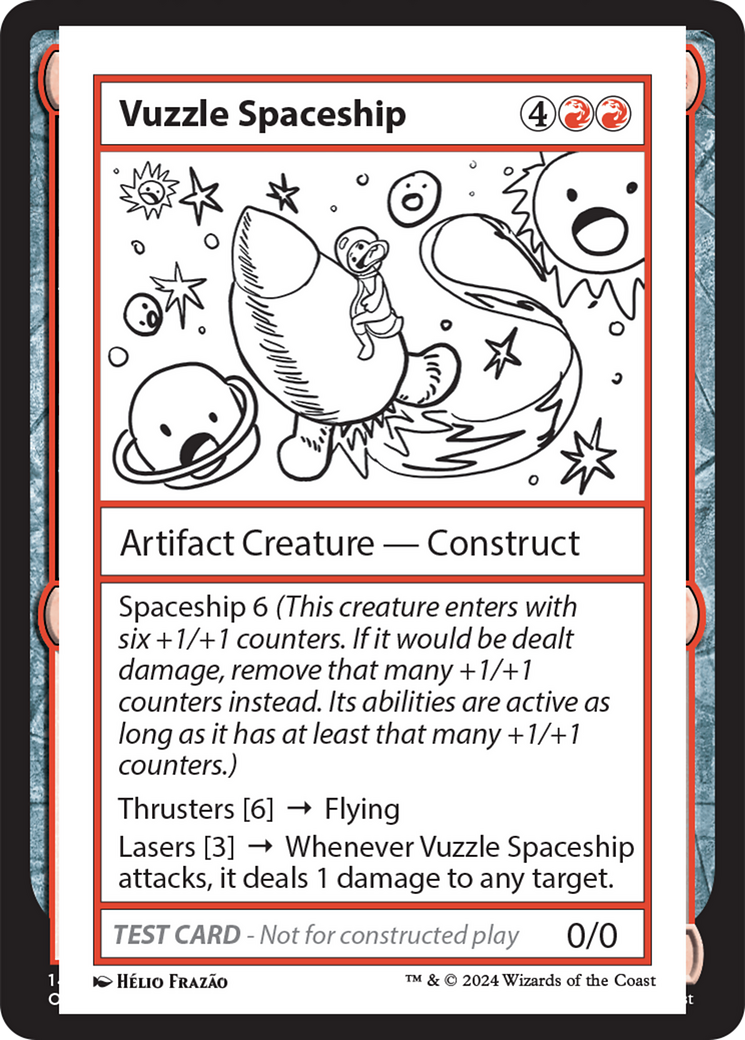 Vuzzle Spaceship [Mystery Booster 2 Playtest Cards] | RetroPlay Games