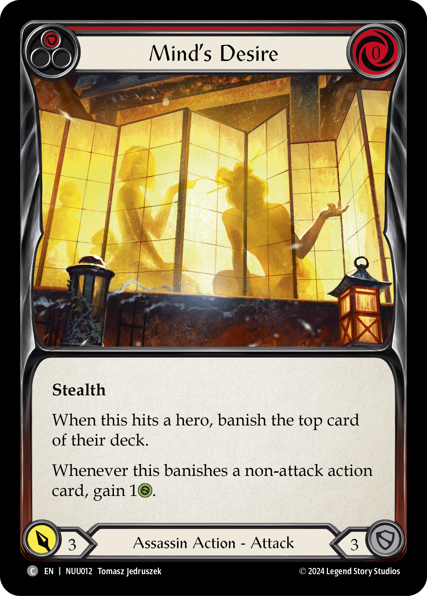 Mind's Desire (Red) [NUU012] (Part the Mistveil Nuu Blitz Deck) | RetroPlay Games