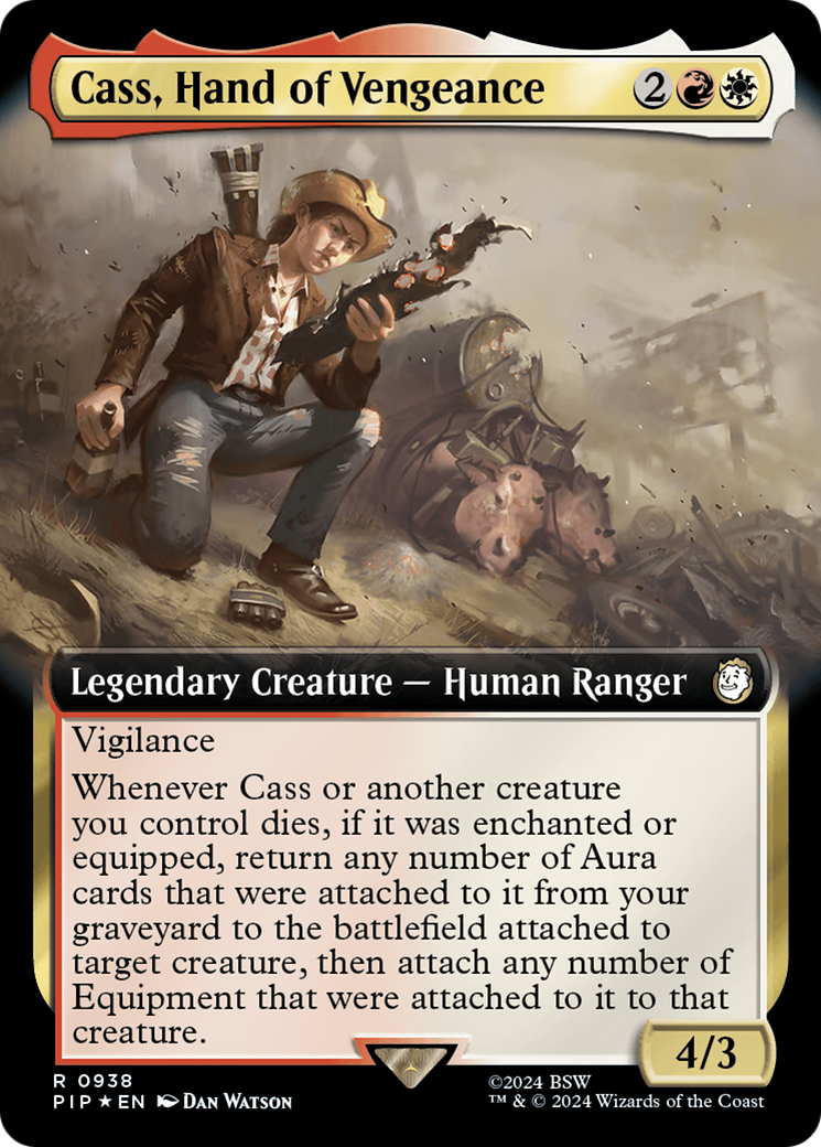 Cass, Hand of Vengeance (Extended Art) (Surge Foil) [Fallout] | RetroPlay Games