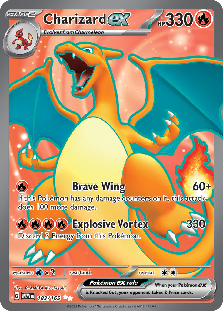 Charizard ex (183/165) [Scarlet & Violet 151] | RetroPlay Games