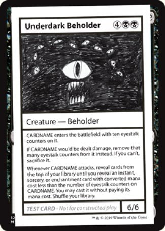 Underdark Beholder (2021 Edition) [Mystery Booster Playtest Cards] | RetroPlay Games