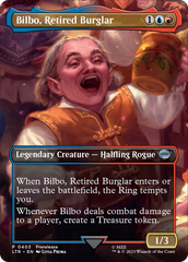 Bilbo, Retired Burglar (Borderless Alternate Art) [The Lord of the Rings: Tales of Middle-Earth] | RetroPlay Games