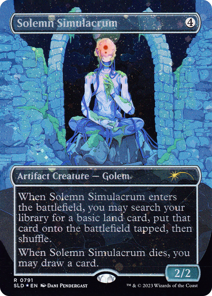 Solemn Simulacrum (1725) (Rainbow Foil) [Secret Lair Drop Series] | RetroPlay Games