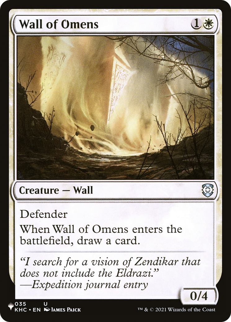 Wall of Omens (KHC) [The List] | RetroPlay Games