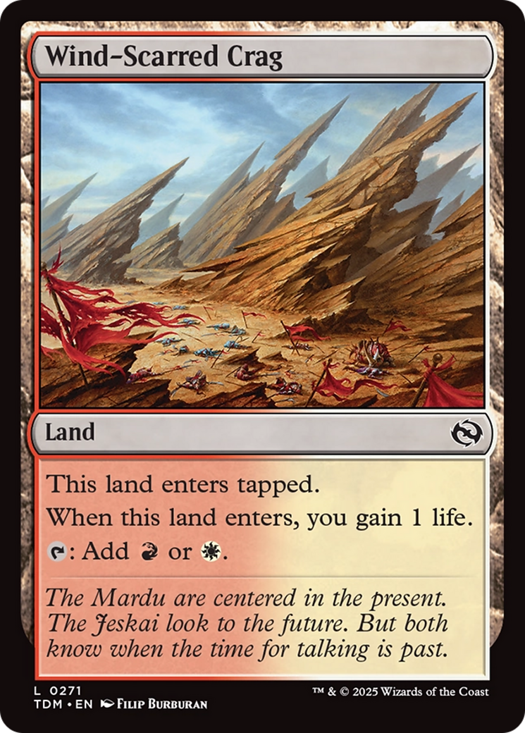 Wind-Scarred Crag [Tarkir: Dragonstorm] | RetroPlay Games