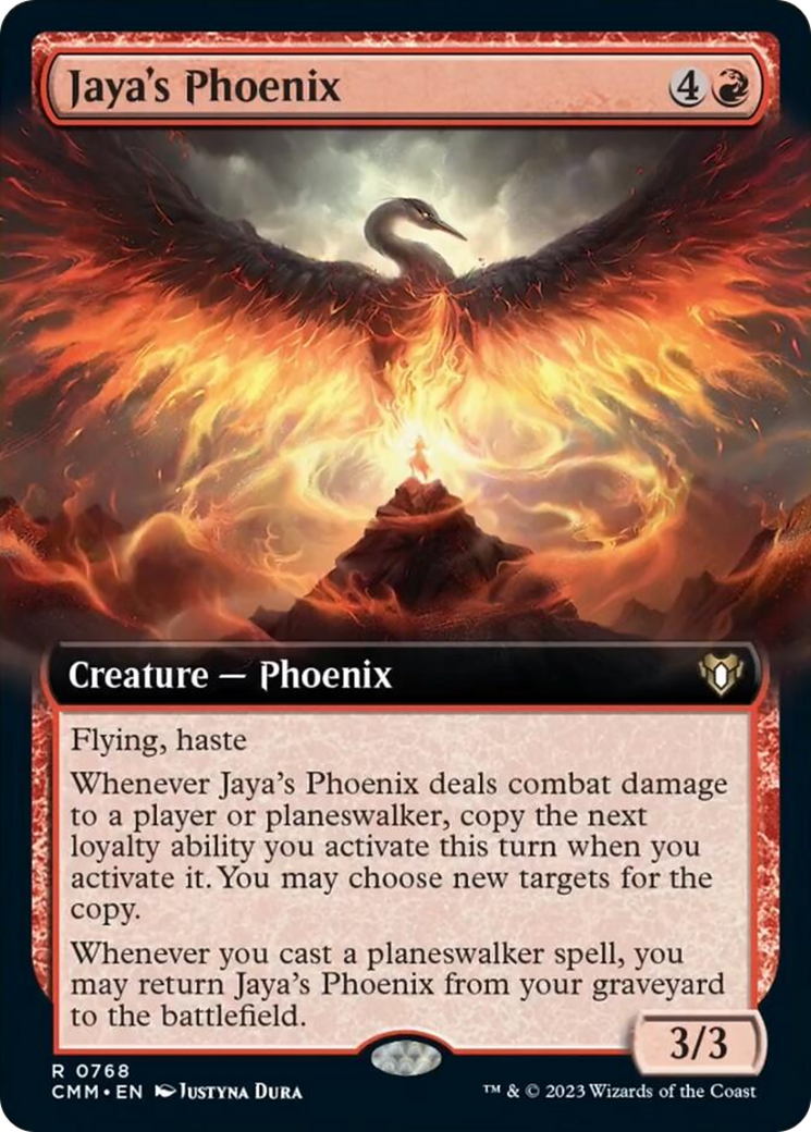 Jaya's Phoenix (Extended Art) [Commander Masters] | RetroPlay Games