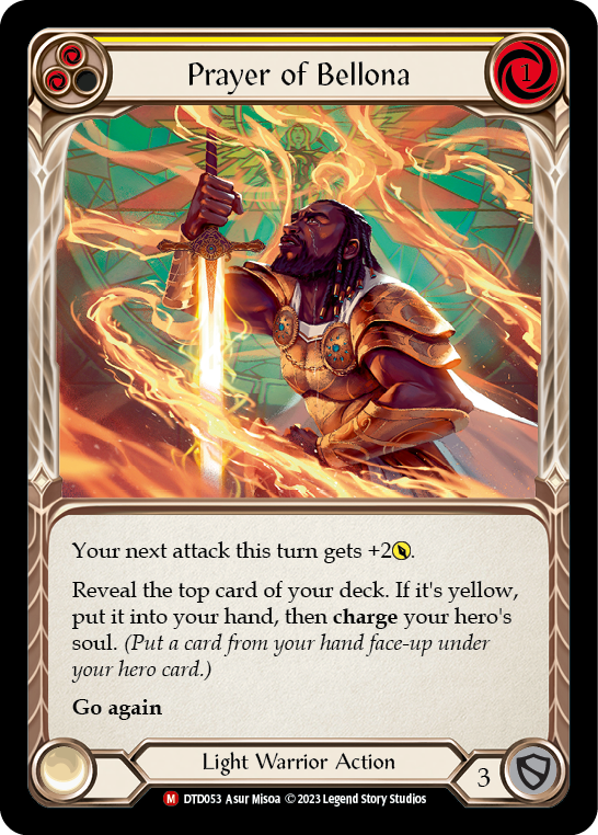 Prayer of Bellona [DTD053] (Dusk Till Dawn)  Rainbow Foil | RetroPlay Games