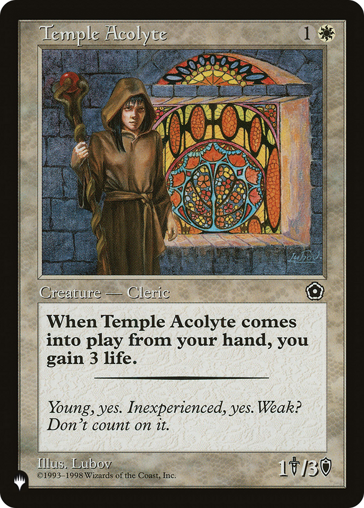 Temple Acolyte [The List] | RetroPlay Games