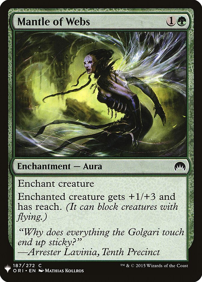 Mantle of Webs [Mystery Booster] | RetroPlay Games