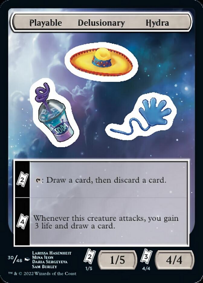 Playable Delusionary Hydra [Unfinity Stickers] | RetroPlay Games