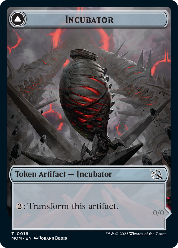 Incubator // Phyrexian (16) Double-Sided Token [March of the Machine Tokens] | RetroPlay Games