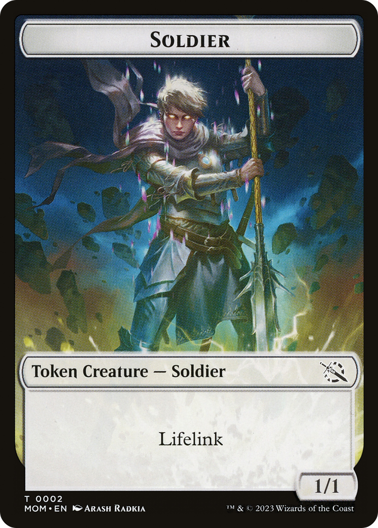 Soldier // Thopter Double-Sided Token [March of the Machine Tokens] | RetroPlay Games