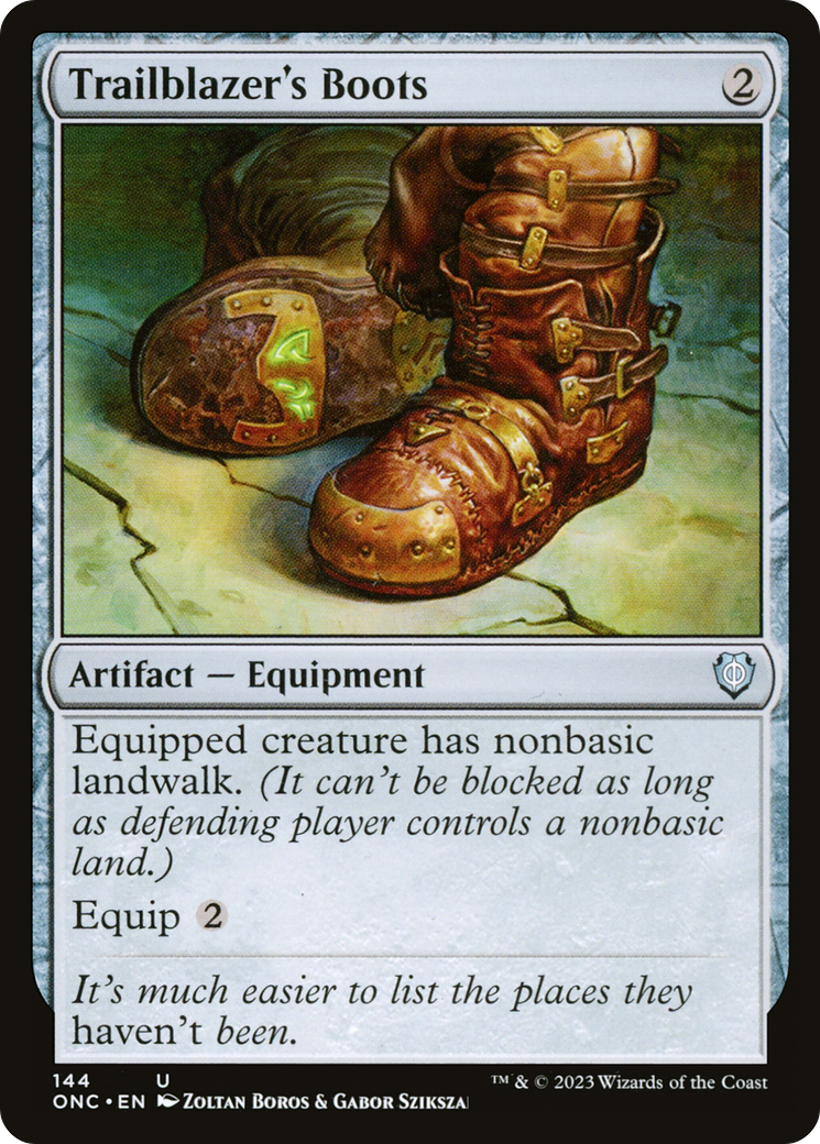 Trailblazer's Boots [Phyrexia: All Will Be One Commander] | RetroPlay Games