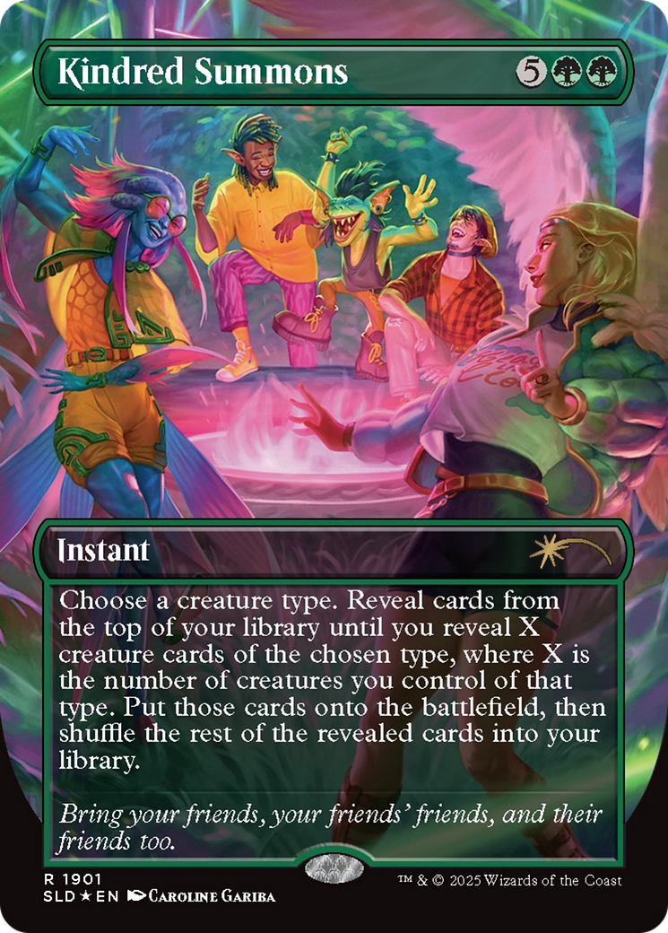 Kindred Summons (Double Rainbow Foil) [Secret Lair Drop Series] | RetroPlay Games