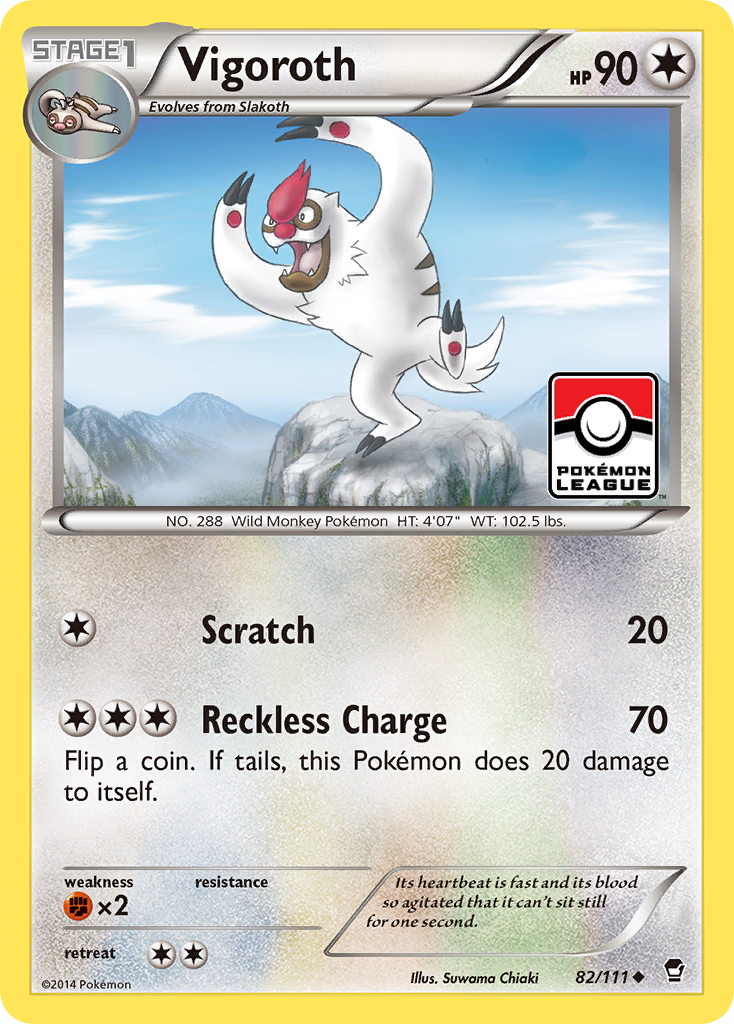 Vigoroth (82/111) [XY: Furious Fists] | RetroPlay Games