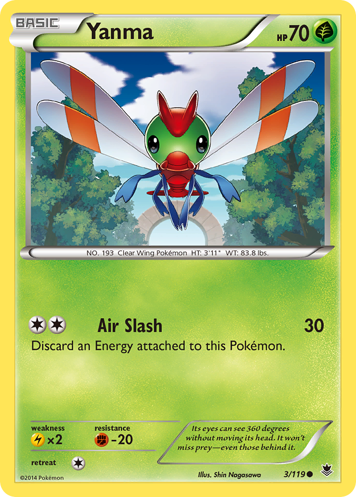 Yanma (3/119) [XY: Phantom Forces] | RetroPlay Games