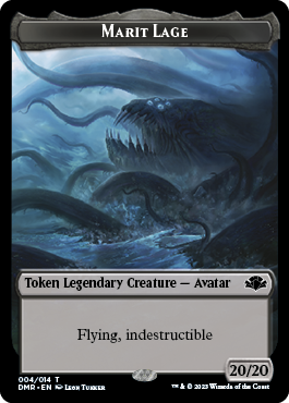 Insect // Marit Lage Double-Sided Token [Dominaria Remastered Tokens] | RetroPlay Games